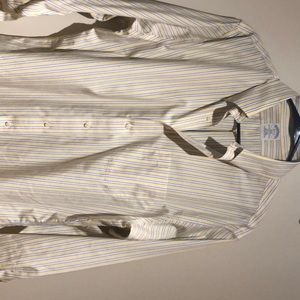 Brooks brothers striped button down like new
